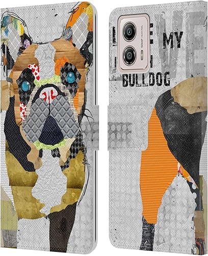 Miniatura 10 de Head Case Designs Officially Licensed Michel Keck Pitbull Dogs 4 Leather Book Wallet Case Cover Compatible with Motorola Moto G53 5G