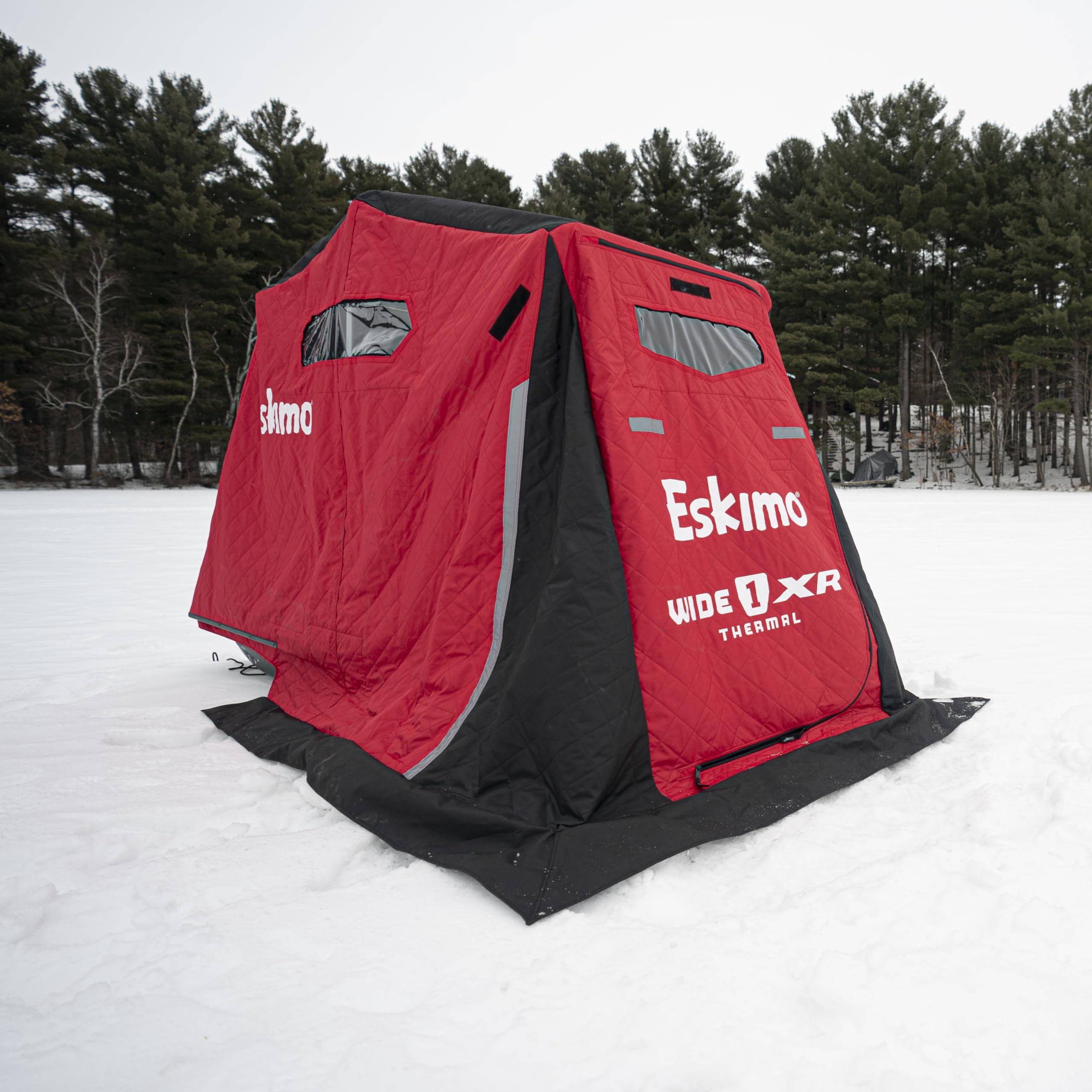 Eskimo Wide 1™ XR Thermal, Sled Shelter, Insulated, Red/Black, One Person, 42350