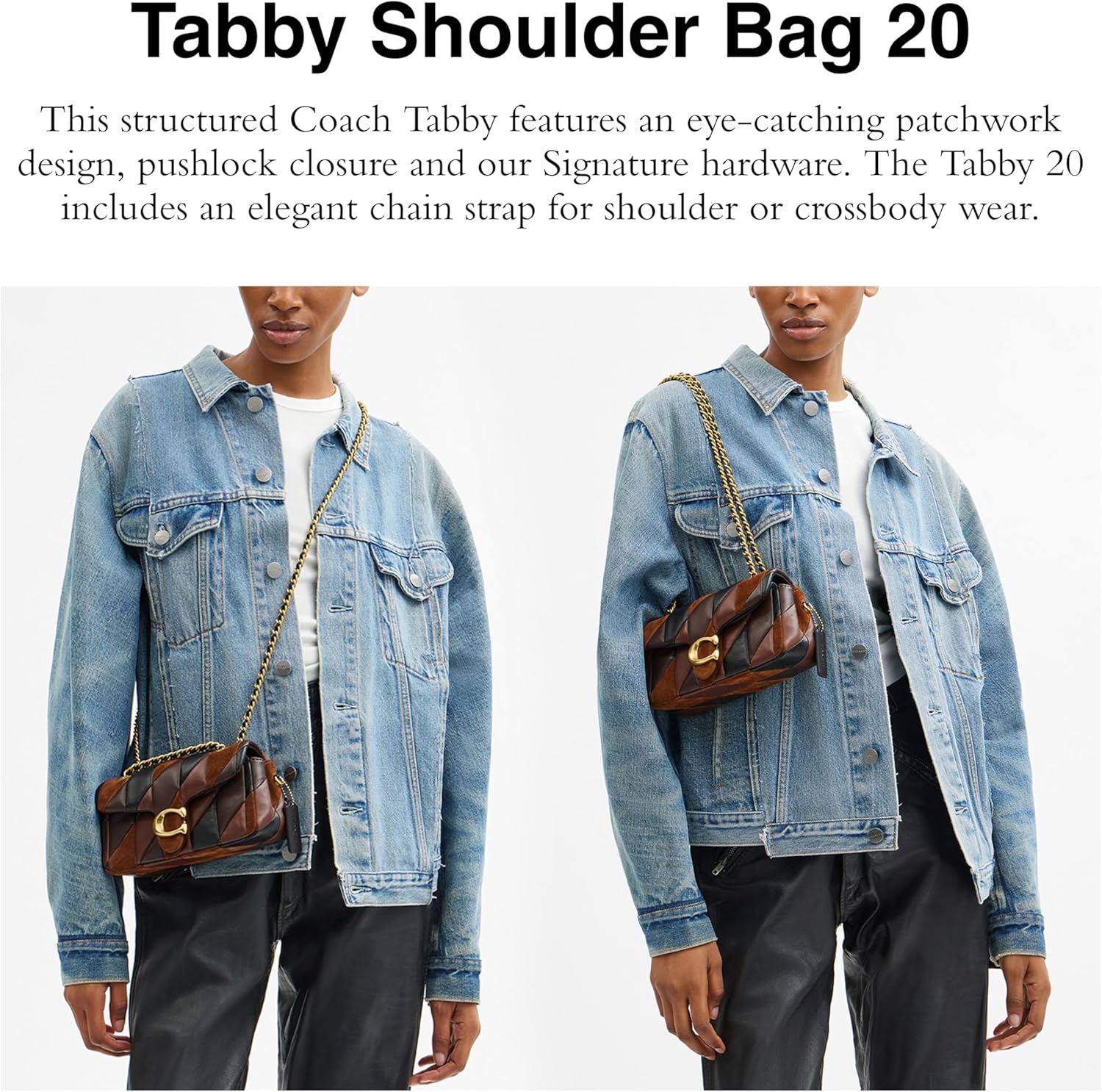 Coach Quilted Tabby Shoulder Bag 20 Patchwork - Image 2