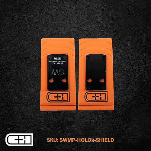 Miniatura 2 de C+H Placa de montaje de punto rojo de precisión compatible con Smith & Wesson M&P 2.0 Shield y Holosun 407K507K  No compatible con Shield Plus