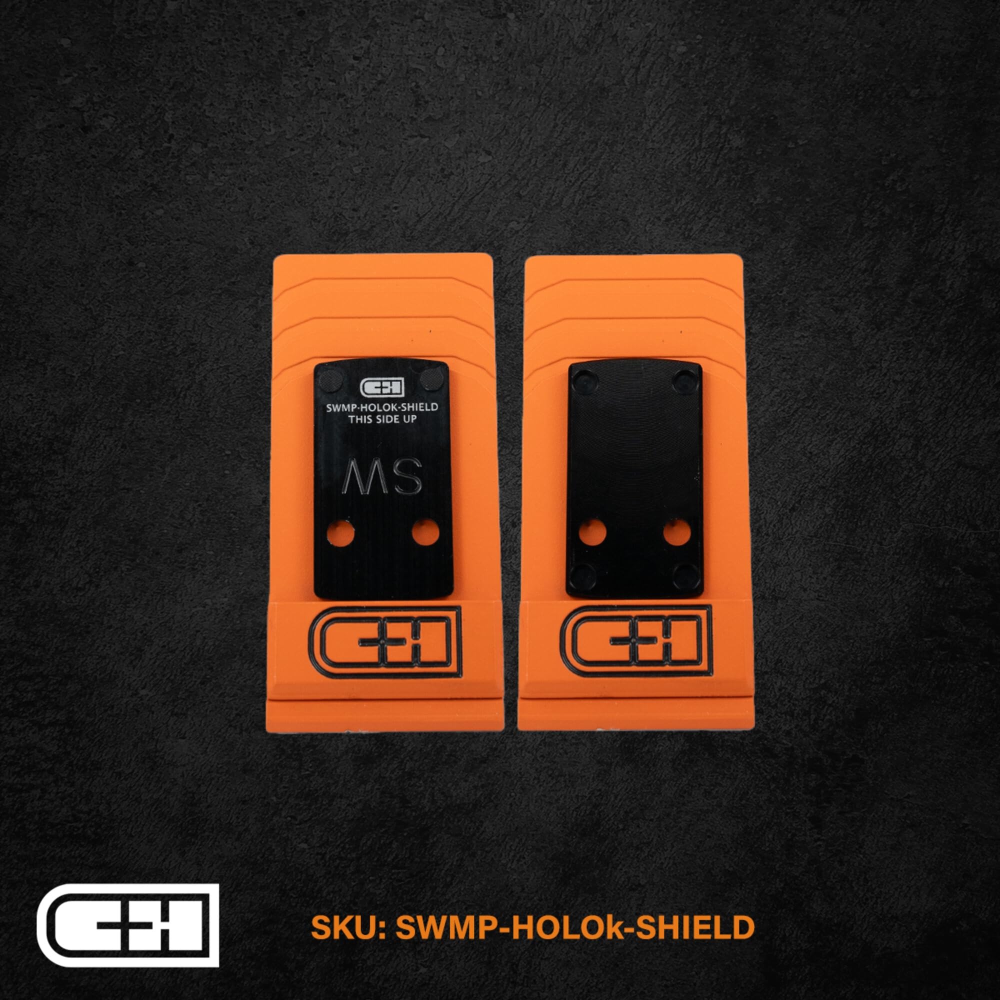 C+H Precision Red Dot Mounting Plate Compatible with Smith & Wesson M&P 2.0 Shield & Holosun 407K/507K | Not Compatible with Shield Plus | Made in The USA