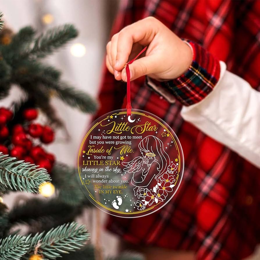 Pregnancy loss christmas ornament Clearance