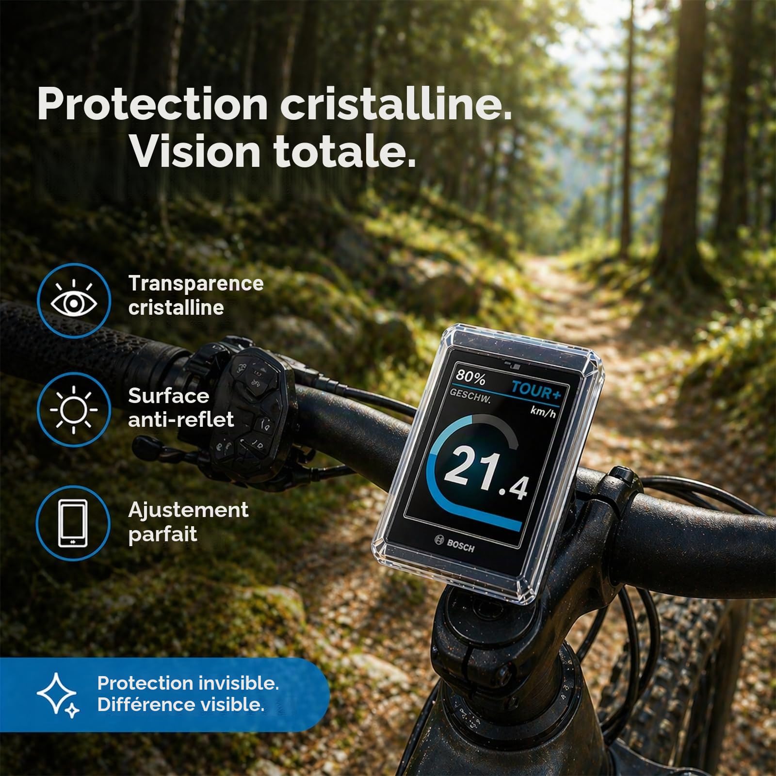 Besudo Ensemble de protection d'écran adapté à l'affichage Kiox 500 (BHU3700) - Étui de protection d'écran avec sac de protection en néoprène pour protéger le Kiox 500 des rayures et des chocs.