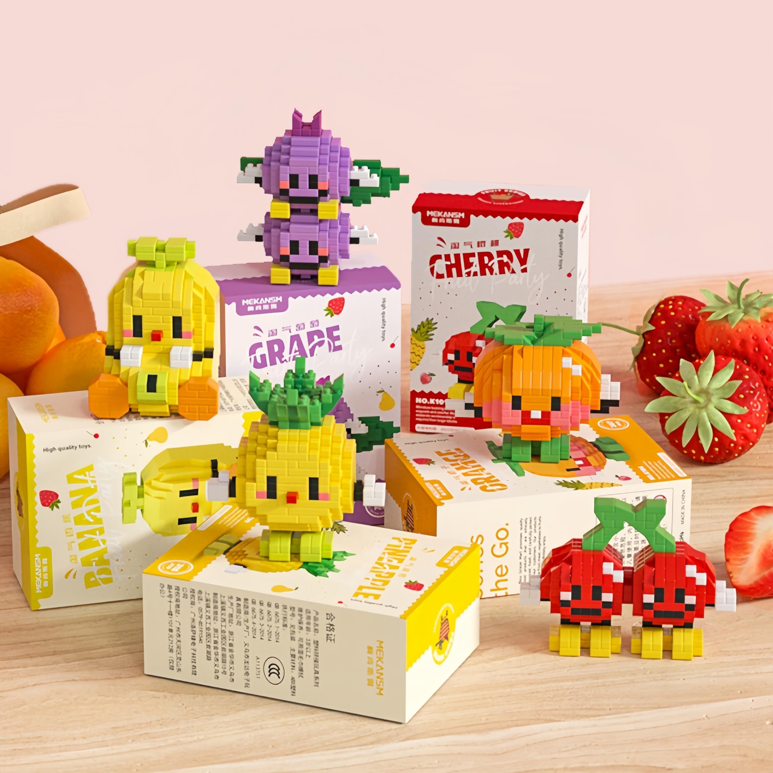 Amazon.co.jp: TIM CHESS ミニフルーツテーマビルディングブロック