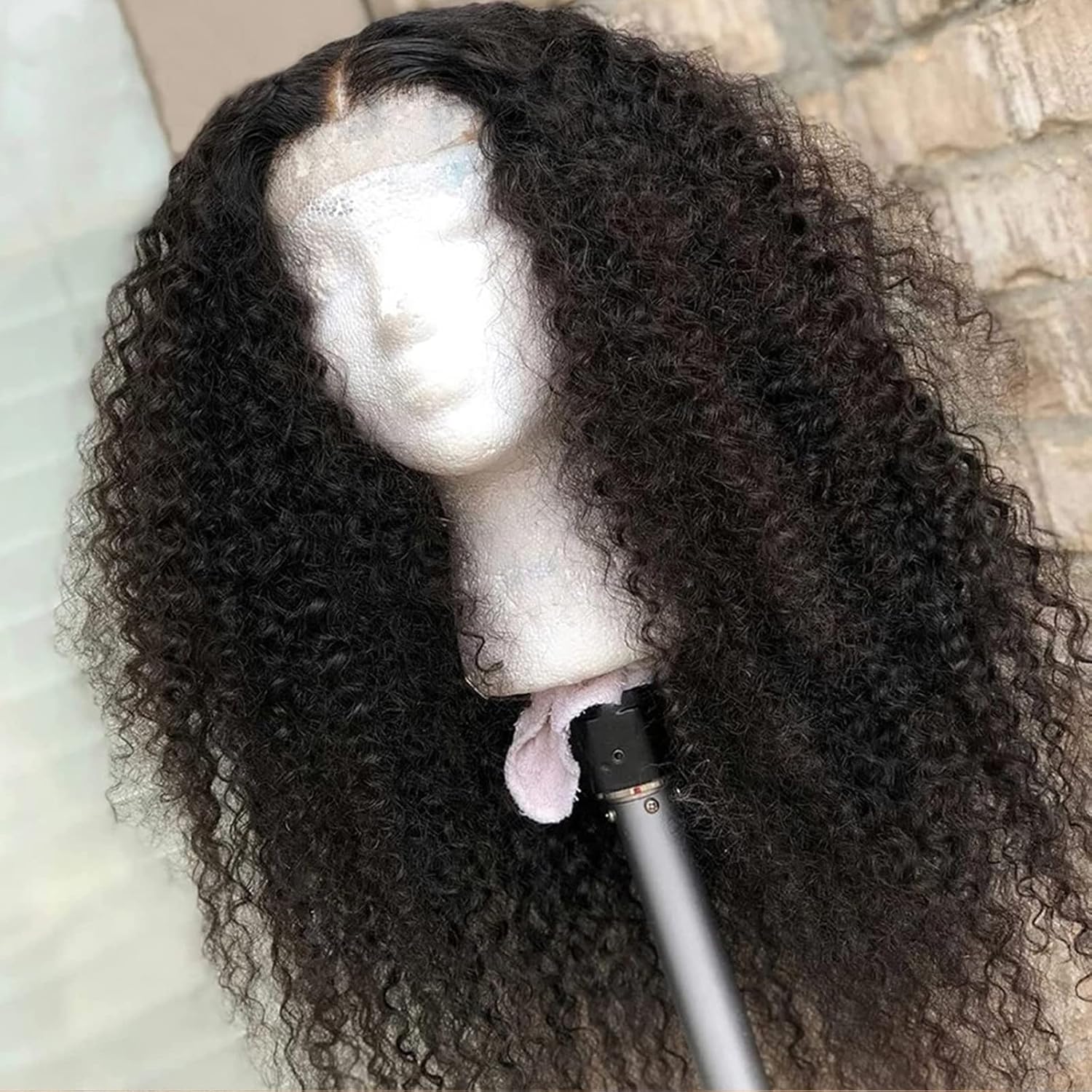 Kinkycurly Wig Human Hair Pre Plucked 13x4 Hd Lace Front Wigs with Baby Hair Curly Human Hair Wig Glueless Natural Color Kinky Curly Human Hair Wig 28 inch