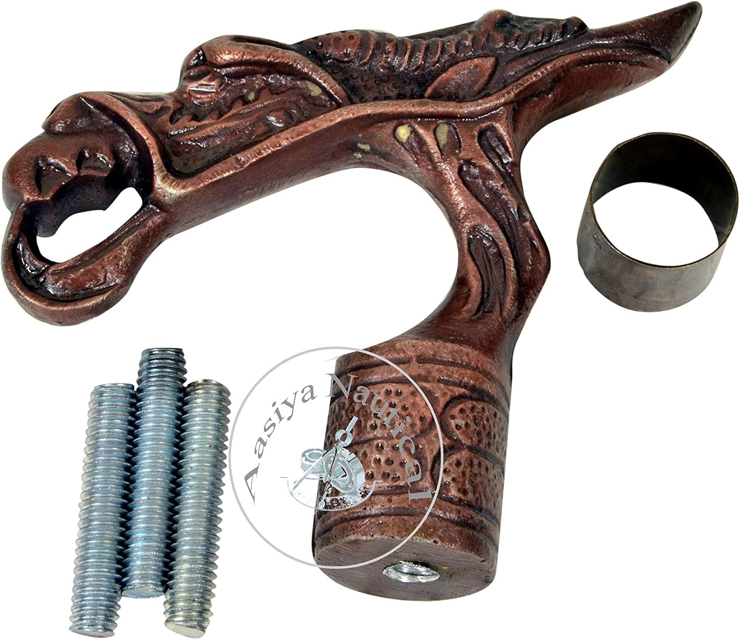 Hand Carved Antique Nautical Brass Walking Stick Kenya Ubuy