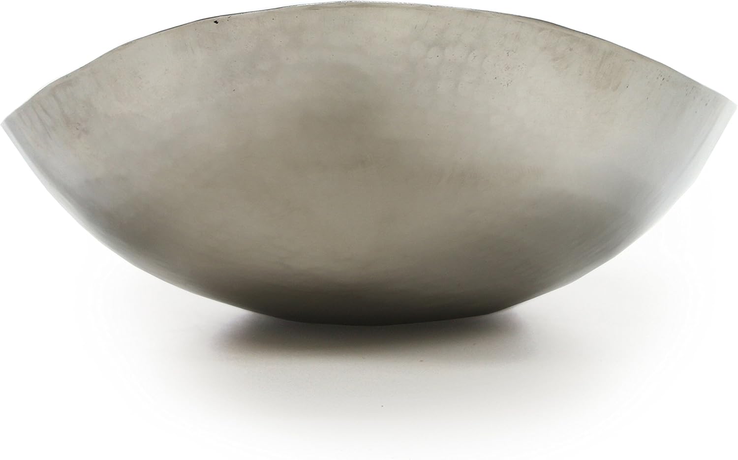 Hosley 13.5 Inch Hammered Stainless Steel Oval Bowl Ideal for Orbs and Dry Potpourri as well as Ball Candles Great for Weddings and Special Events O4 : Everything Else