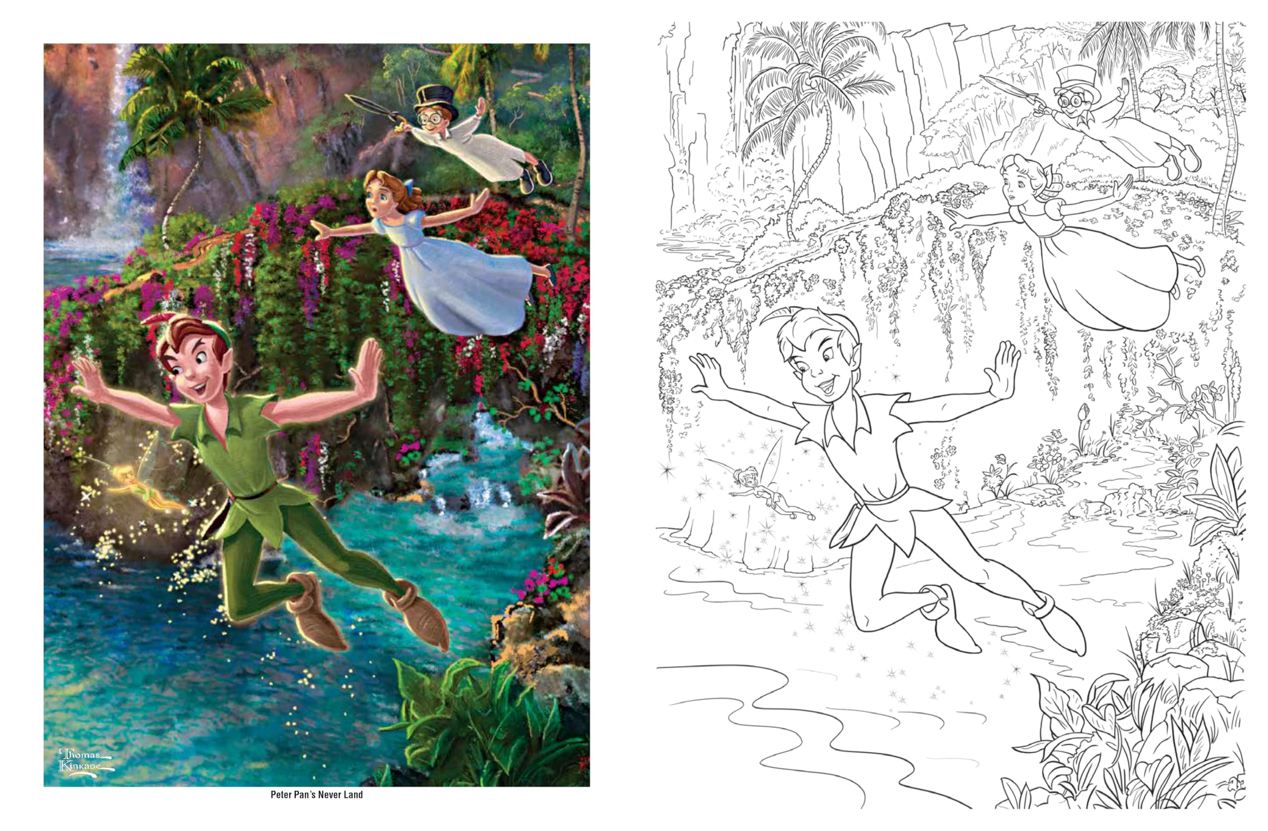 Disney Dreams Collection Thomas Kinkade Studios Coloring Book — Amazon image 7