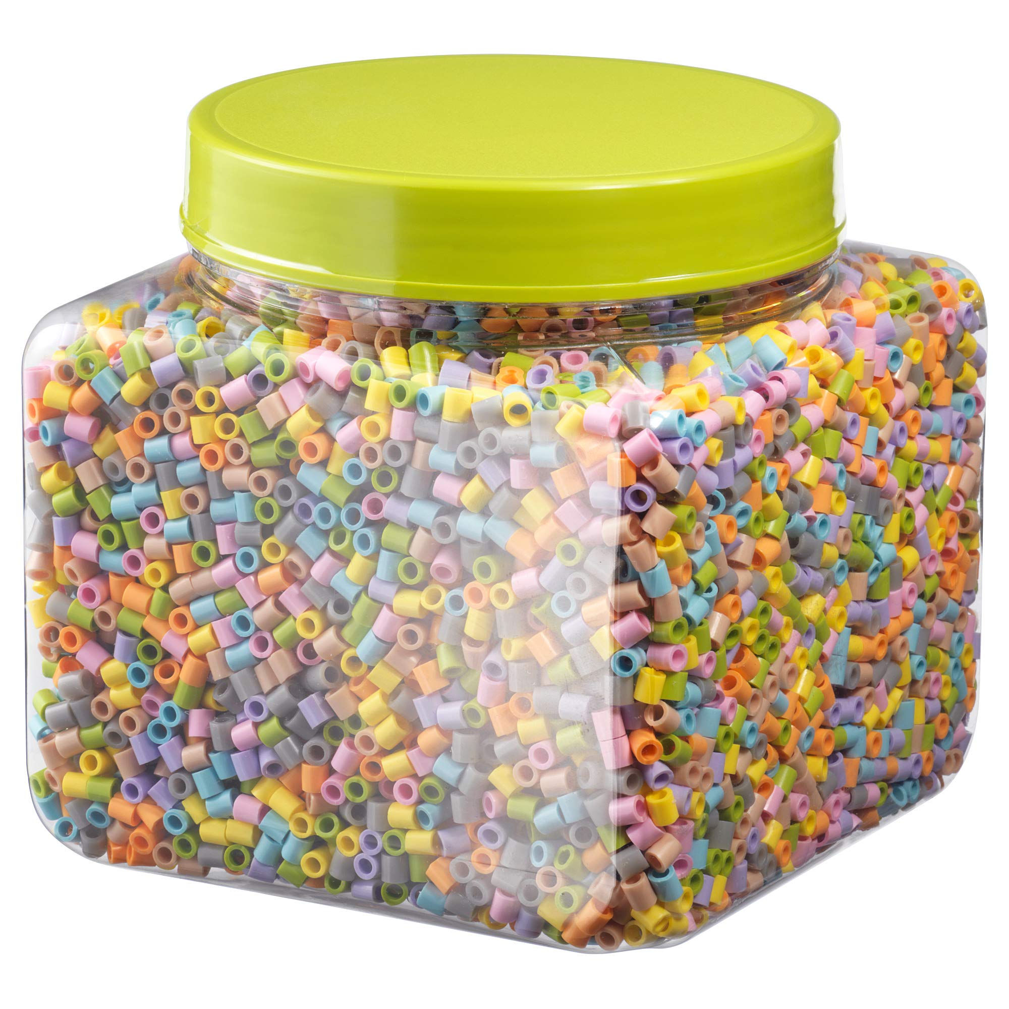 Pyssla, perline da 600 g, colori pastello assortiti