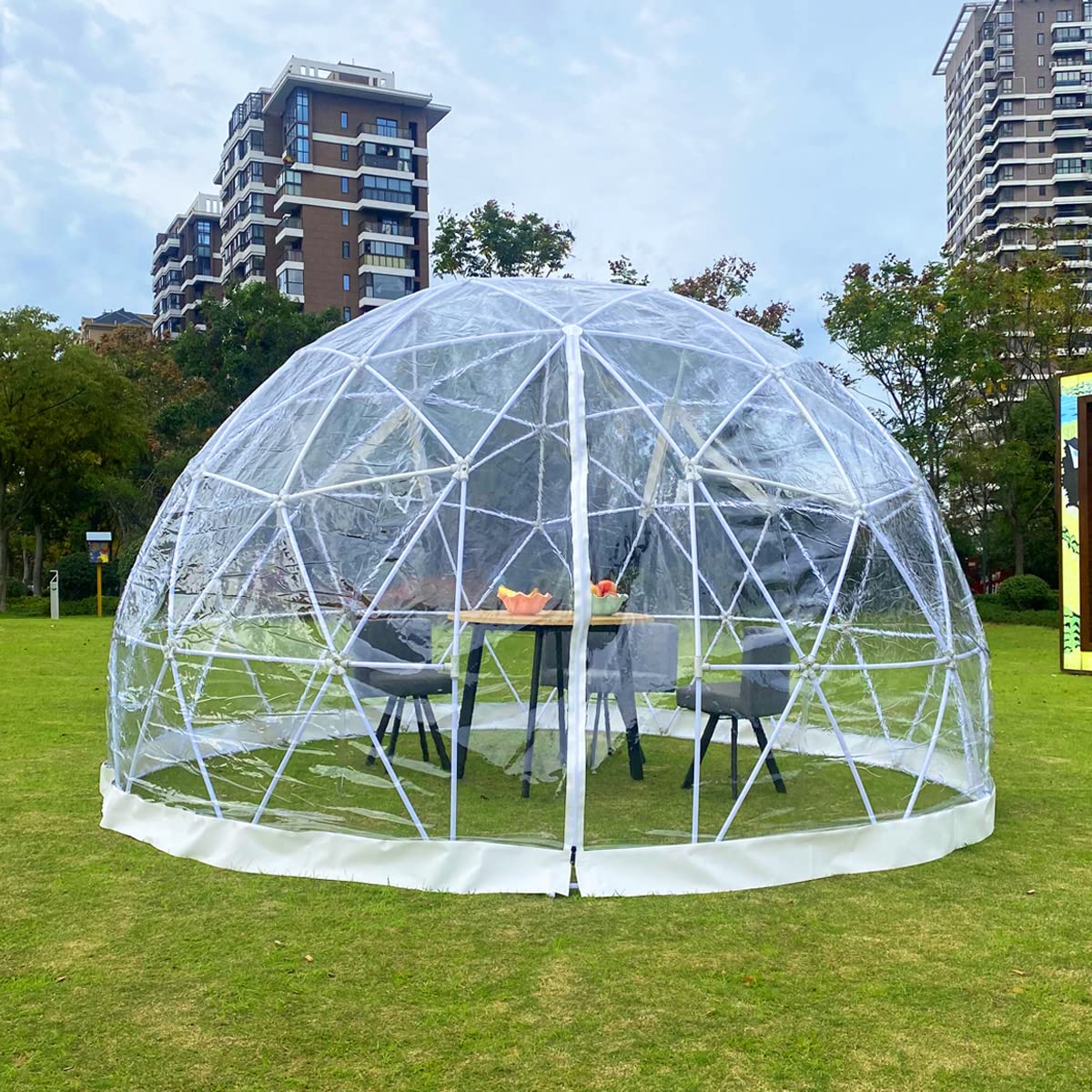 Buy Garden Dome Bubble Tent 12ft Screen House Room, Outdoor Igloo Dome for Winter Greenhouse