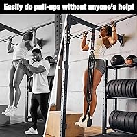 Vista 9 de Pull Up Assistance Bands,Up to 300 lbs Assistance,Adjustable Heavy Duty 4 Pull Up Bands with Handle and Door Anchor for Home Gym Fitness Exercise