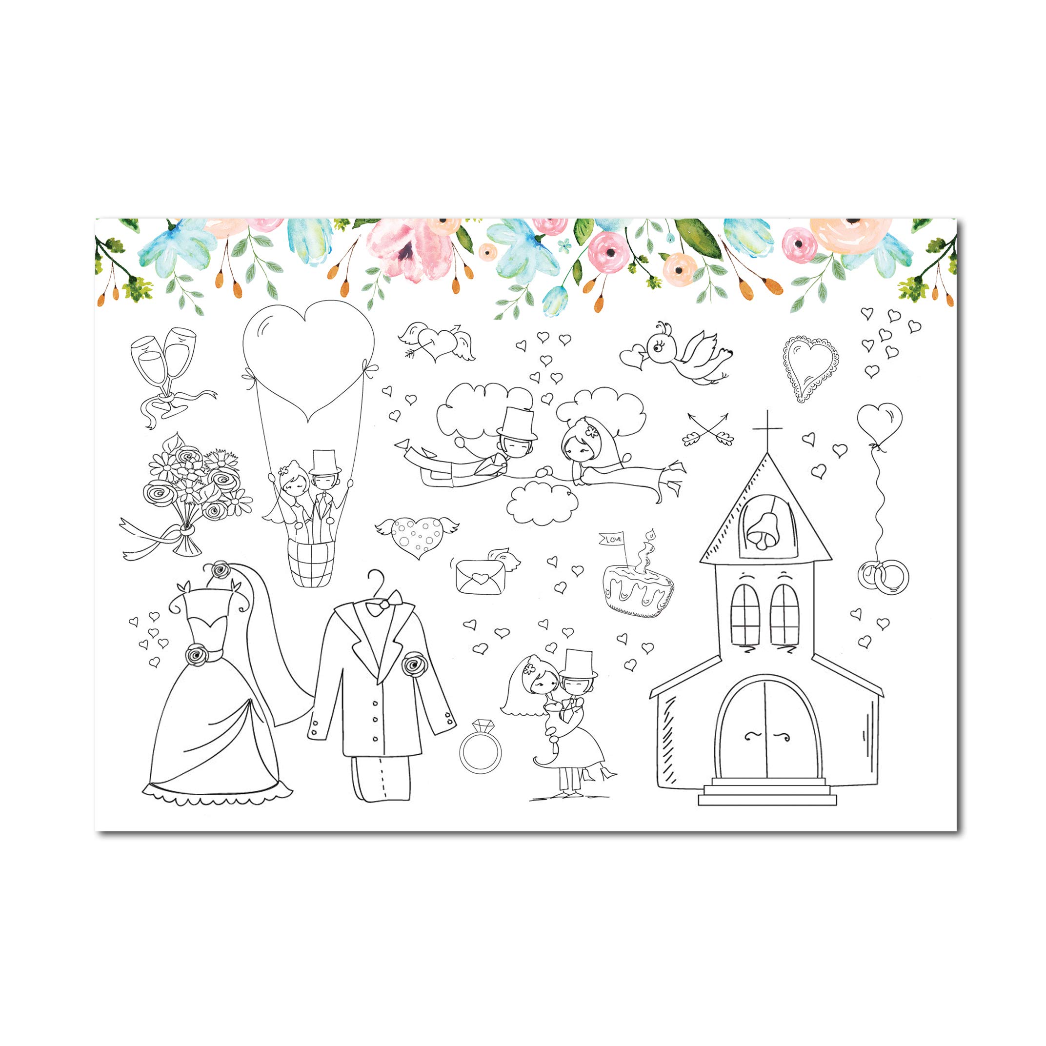 Nastami Hochzeitsdeko Vintage, Hochzeit Set weiße Hochzeit