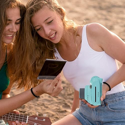 Miniatura 6 de FujiFilm - Cámara instantánea Instax Mini 9 con 60 películas instantáneas Instax; paquete con accesorios populares que incluye bolso para la cámara