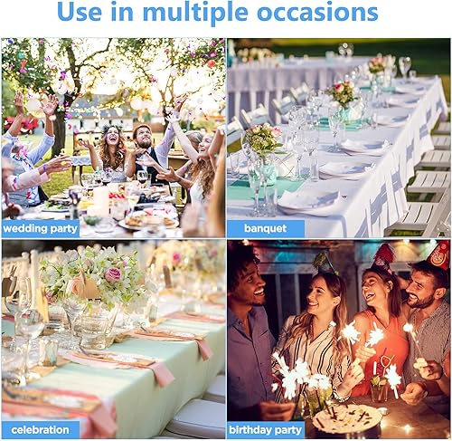 Miniatura 6 de CHENGU 150 bandas elásticas de elastano para silla, lazos elásticos para silla, bandas con hebilla deslizante para bodas, fiestas, recepciones,