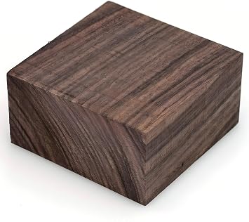 Exotic Wood Zone East Indian Rosewood, 8" x 8" x 3" Unfinished Wood Bowl Blank | Hardwood Square Block for DIY Woodworking Enthusiasts | Crafts and Projects 1 Piece
