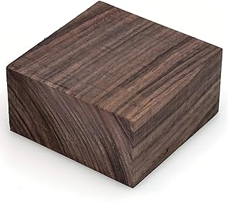 Exotic Wood Zone East Indian Rosewood, 8" x 8" x 3" Unfinished Wood Bowl Blank | Hardwood Square Block for DIY Woodworking Enthusiasts | Crafts and Projects (1 Piece)