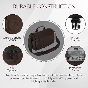 Tamrac T1610 – 7878 Apache 6.2 Shoulder strap bag Brown