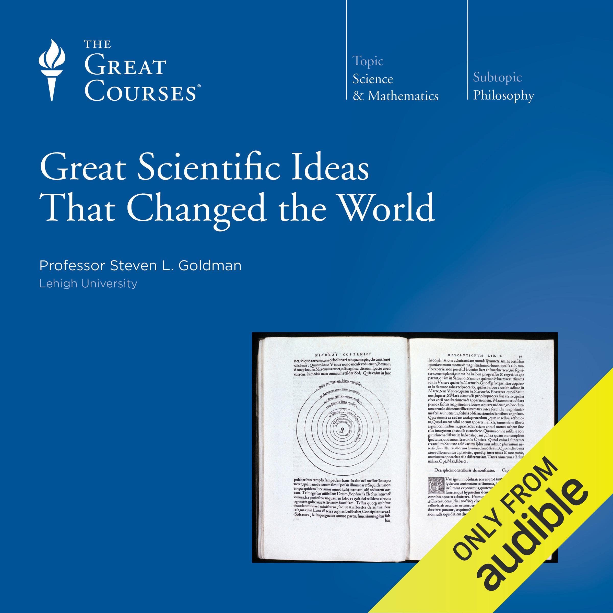 Cover art for Great Scientific Ideas That Changed the World