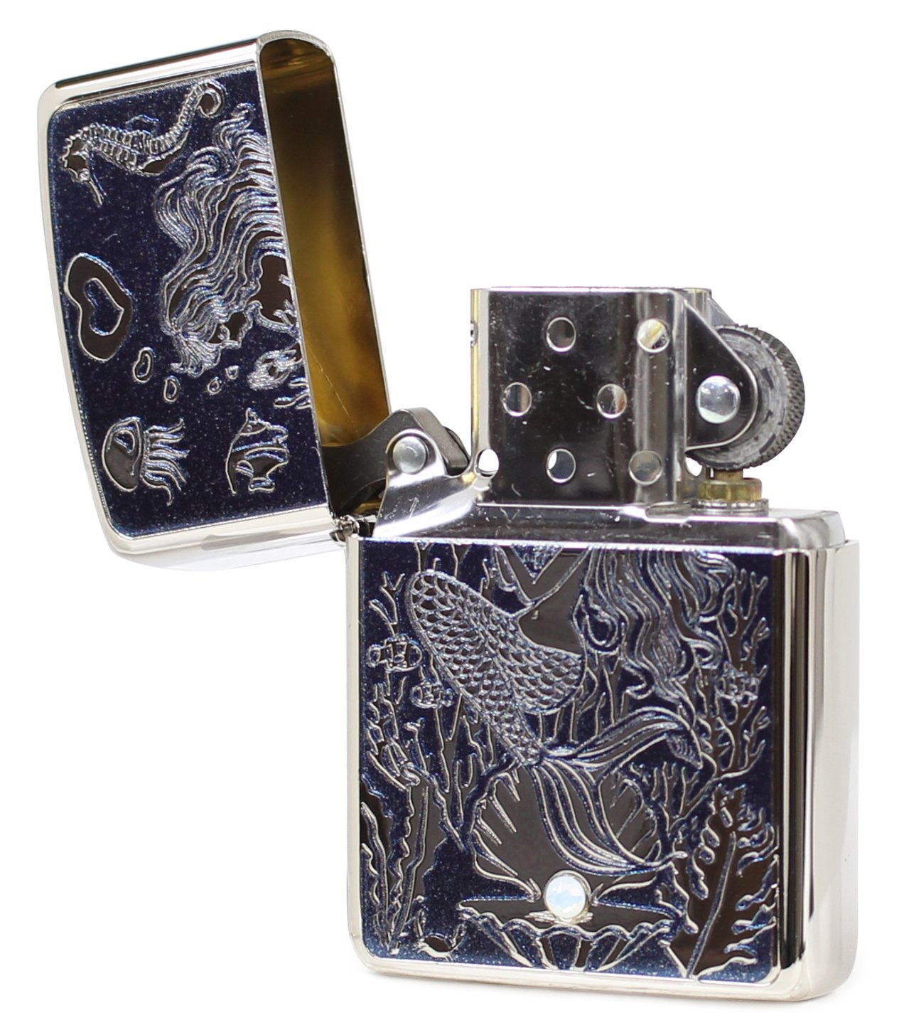 Amazon.co.jp: ZIPPO(ジッポー) オイルライター アーマー マーメイド 