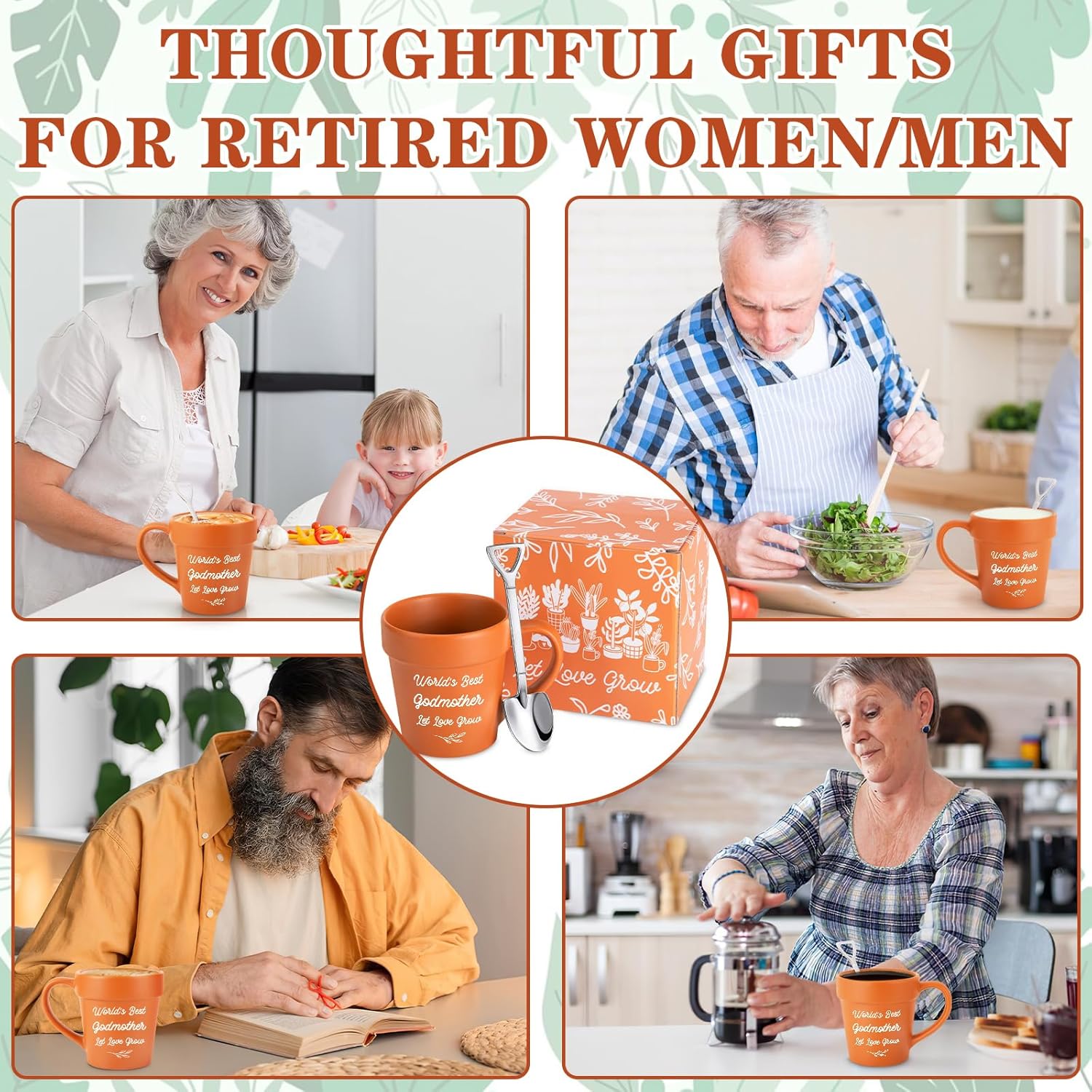 Godmother Gift from Godchild, Funny Birthday Mothers Day Gifts for Godmothers Godmom Gardening Plant Lover, Godmother Mug - Image 7