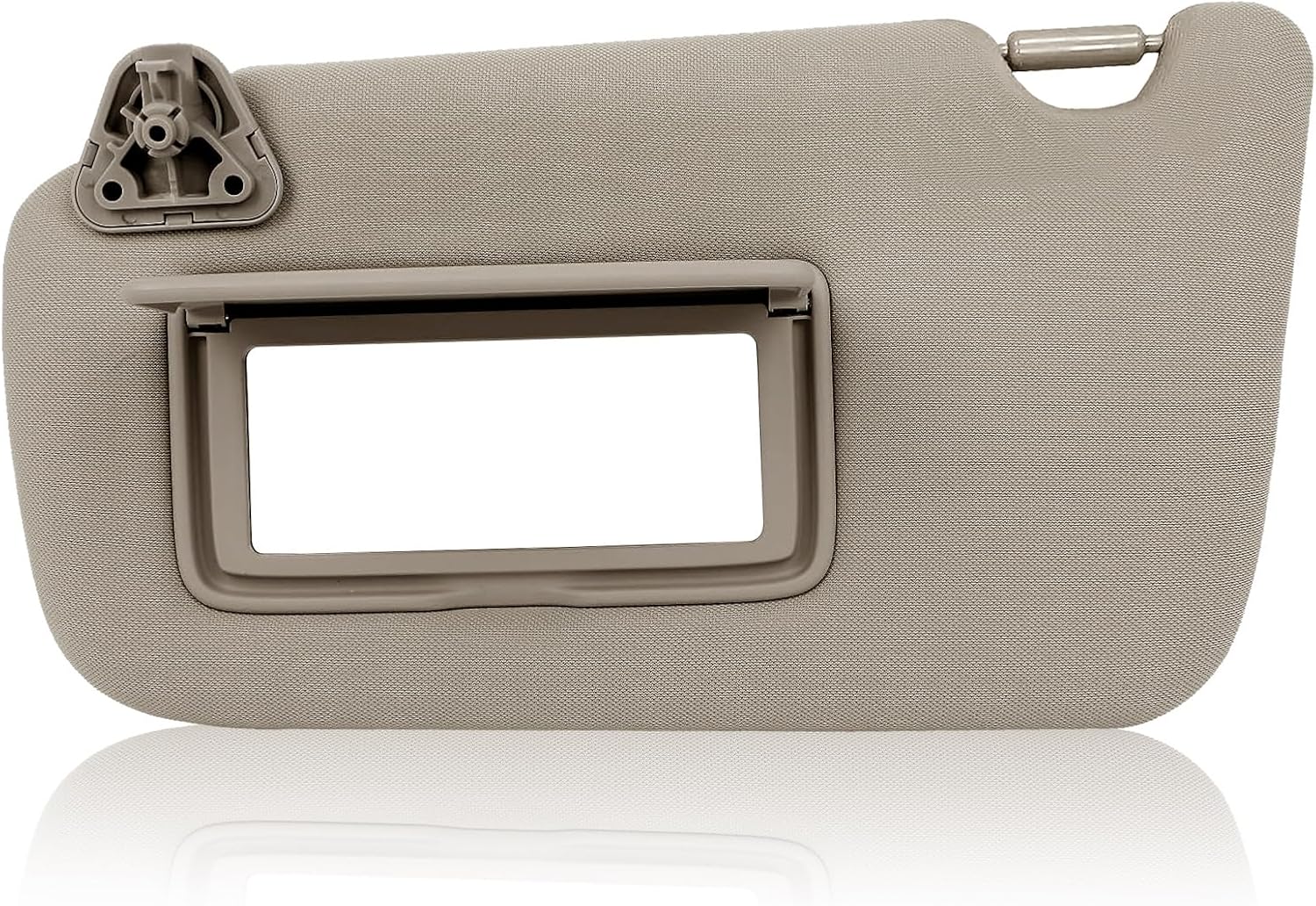 Sun Visor w/o Light Compatible with Nissan Sentra 2013 2014 2015 2016 2017 2018 2019 Gray Sun Visor NO Light with Mirror Replaces # 96401-3SG8A (Left Driver Side (Beige))