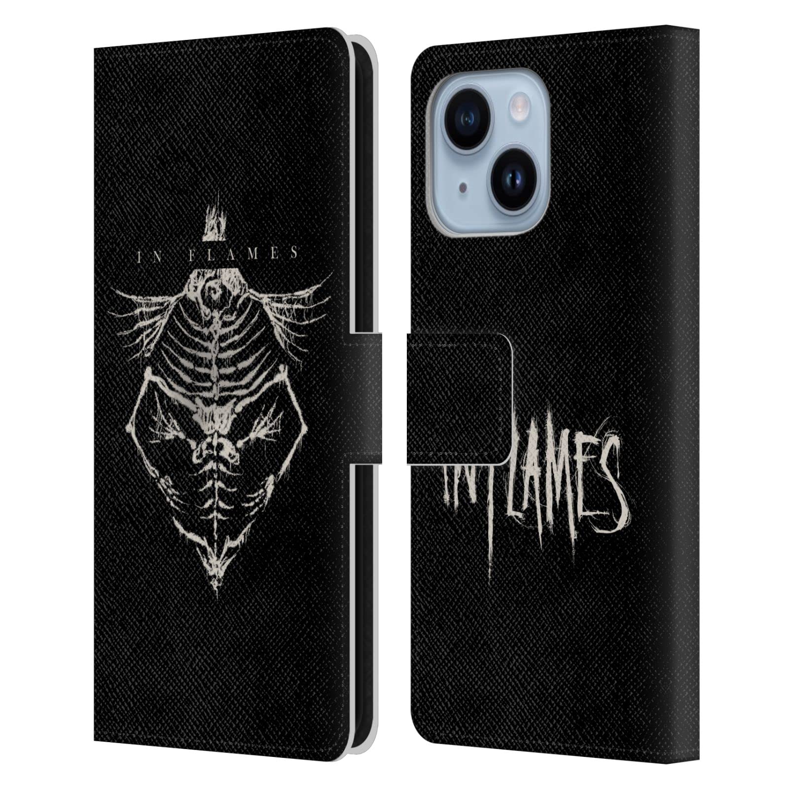 Étui portefeuille In Flames iPhone 14 Plus écran protégé des rayures - 7