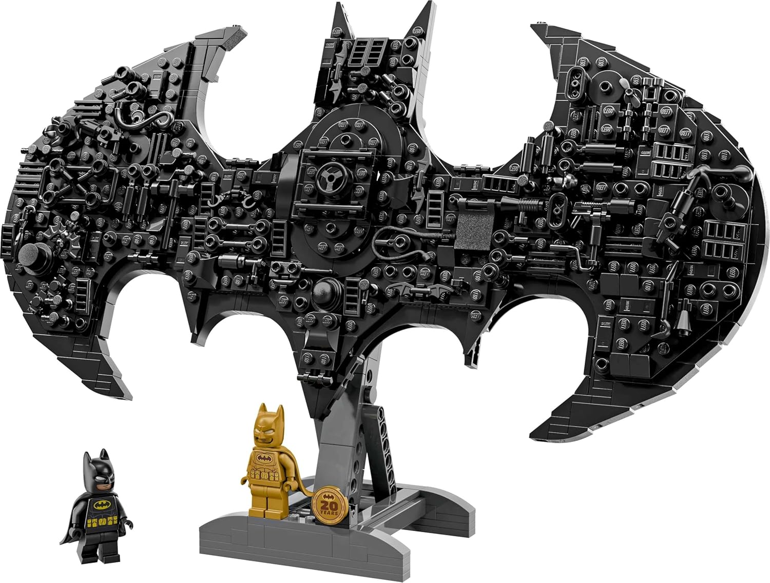 LEGO Super Heroes Batman Logo 76330 Toy Building Blocks, Birthday Gift, For Boys and Girls Ages 12, 13, 14, Elementary School Students, Robot Battle, Role Play, Interior Decor, Fashionable