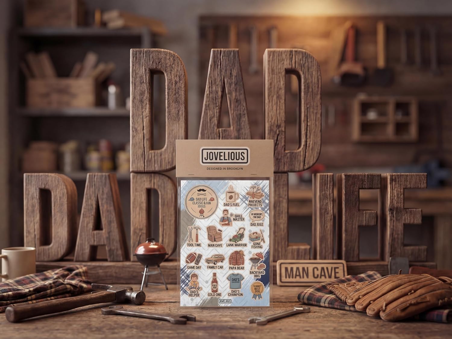 Dad Life: Classic & Fun Sticker Sheet, Dad Life: Classic & Fun Stickers image 5