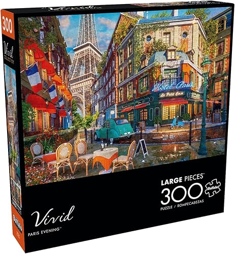 Miniatura 3 de Buffalo Games - Vivid - Paris Evening - Rompecabezas de 300 piezas grandes para adultos rompecabezas desafiante perfecto para noches de juego -
