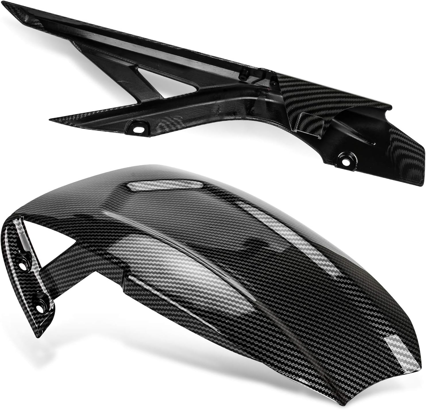 Rear Tire Fender Mudguard Chain Guard Cover Set For YZF R3