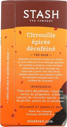 Decaffeinated Tea-Pumpkin Spice - 18 - Bag