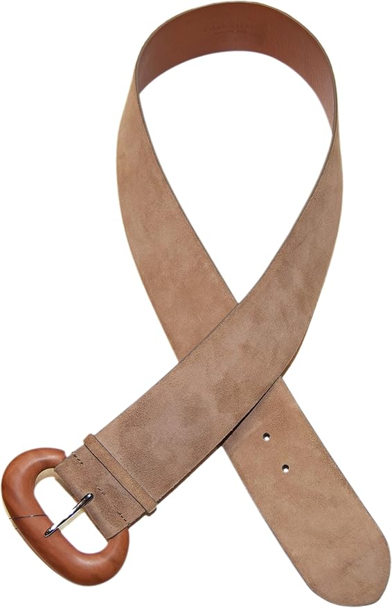 Beige suede belt womens Clearance