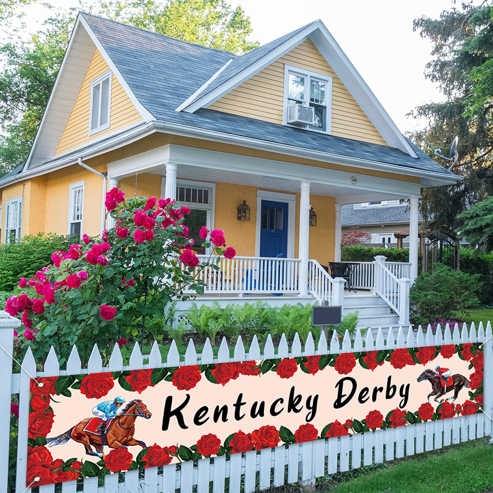 Labakita Kentucky Derby Banner for Fence, Lager Horse Race
