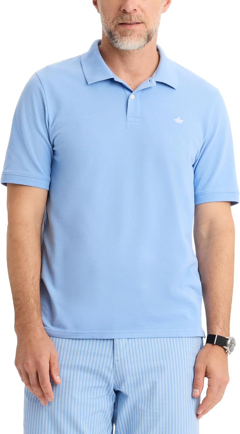 Dockers Men's Slim Fit Short Sleeve Polo