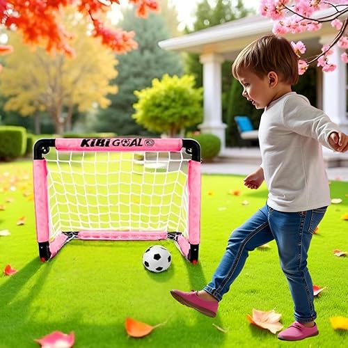 Miniatura 5 de Soccer Goal, Small Foldable Goal for Kids, Kids Goals for The BackyardIndoorOutdoor, Mini Soccer Toys Gifts for Children