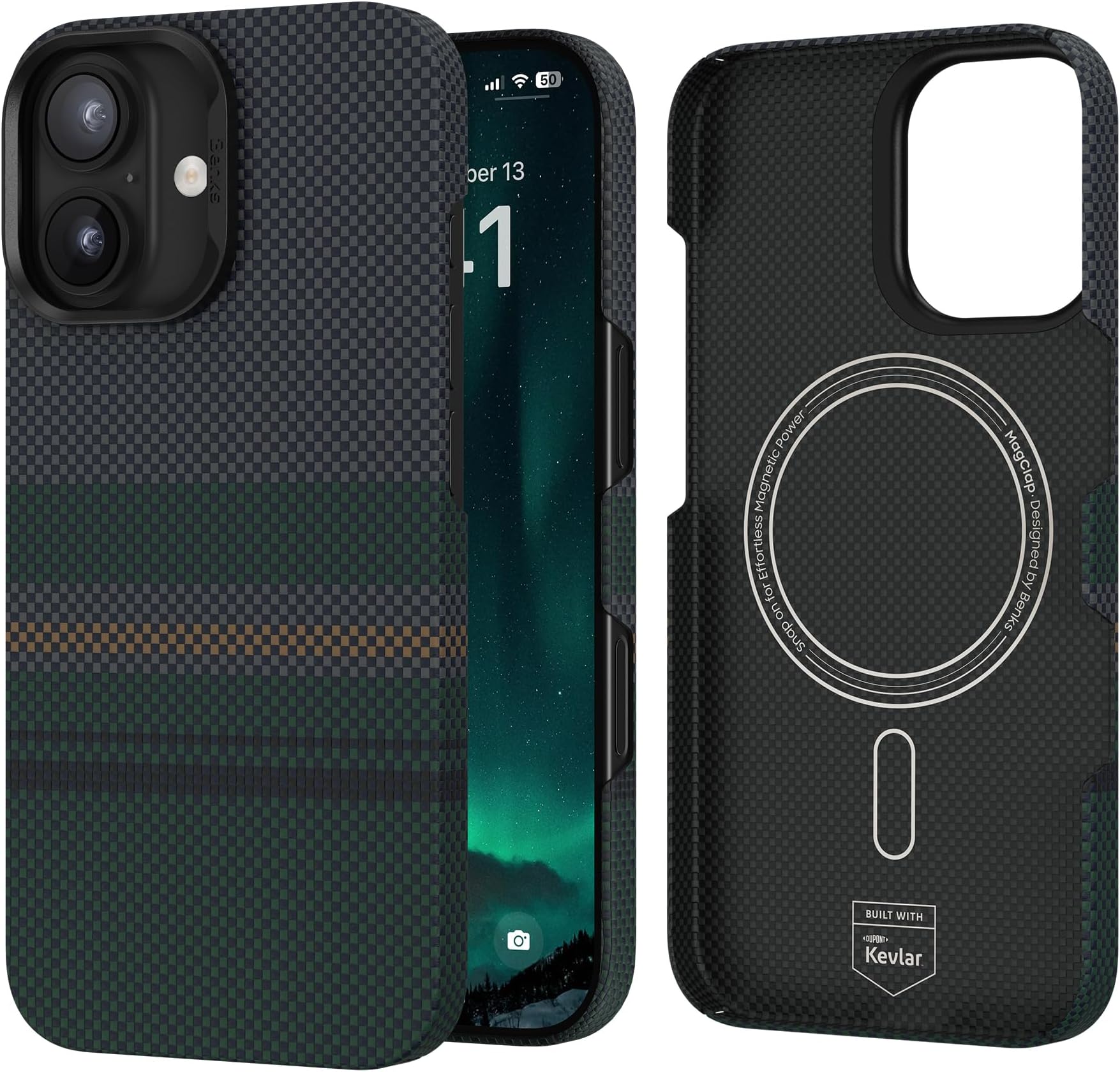 BENKS IPhone 16 Pro Max Case Compatible With Magsafe, Shockproof