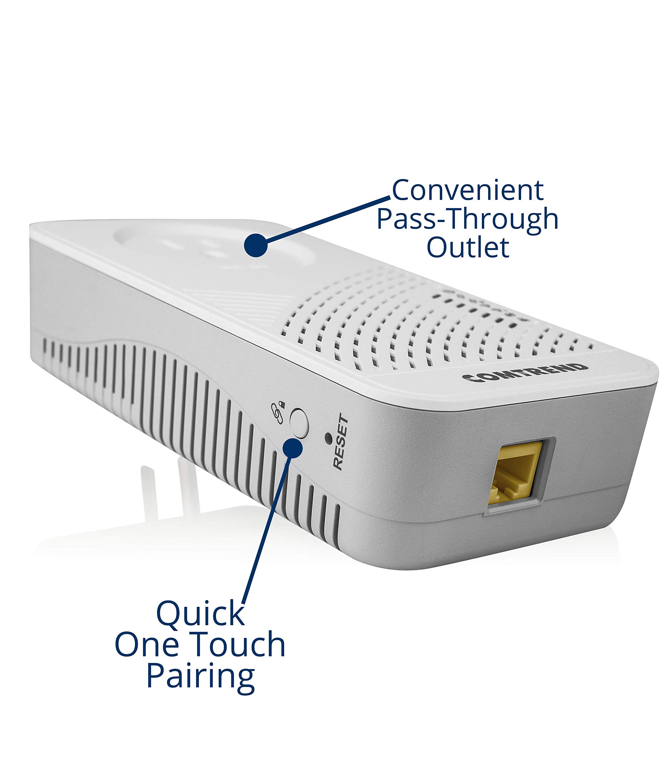 Comtrend 2Gbps G.hn Powerline Ethernet Adapter with Wireless AC I 2-Unit Kit (PG-9182AC-KIT)