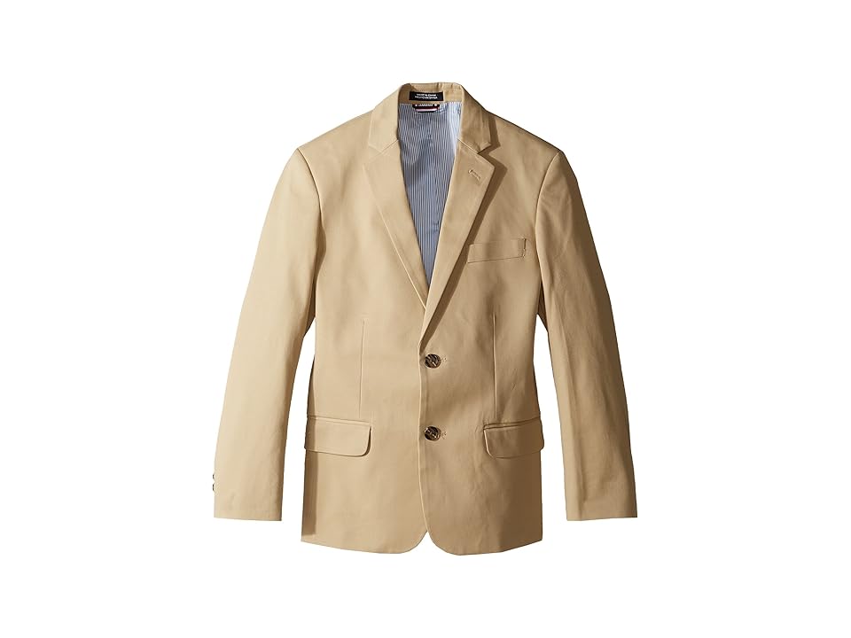 

Tommy Hilfiger Kids Fine Twill Blazer (Big Kids) (Medium Khaki) Boy's Clothing