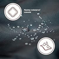 Vista 7 de Indeed BUY Funda para bicicleta para 1, 2 o 3 bicicletas, funda impermeable para bicicleta, fundas de almacenamiento al aire libre para bicicleta XL