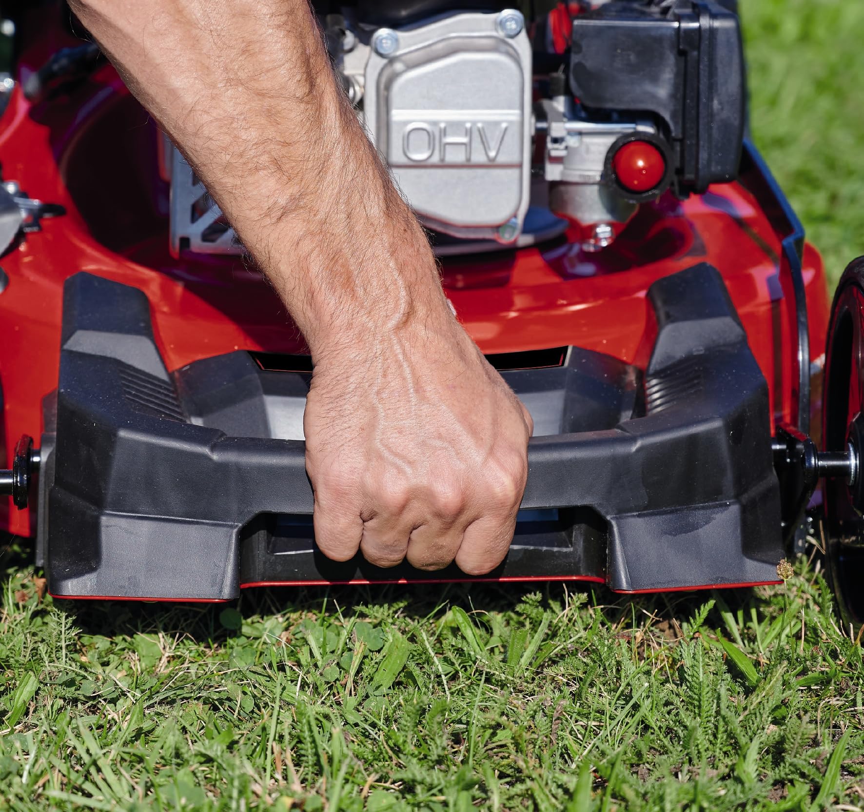 Image secondaire de Tondeuse à Gazon Thermique Einhell GC-PM 51/3 S HW-E Li - Démarrage Électrique et Batterie Incluse