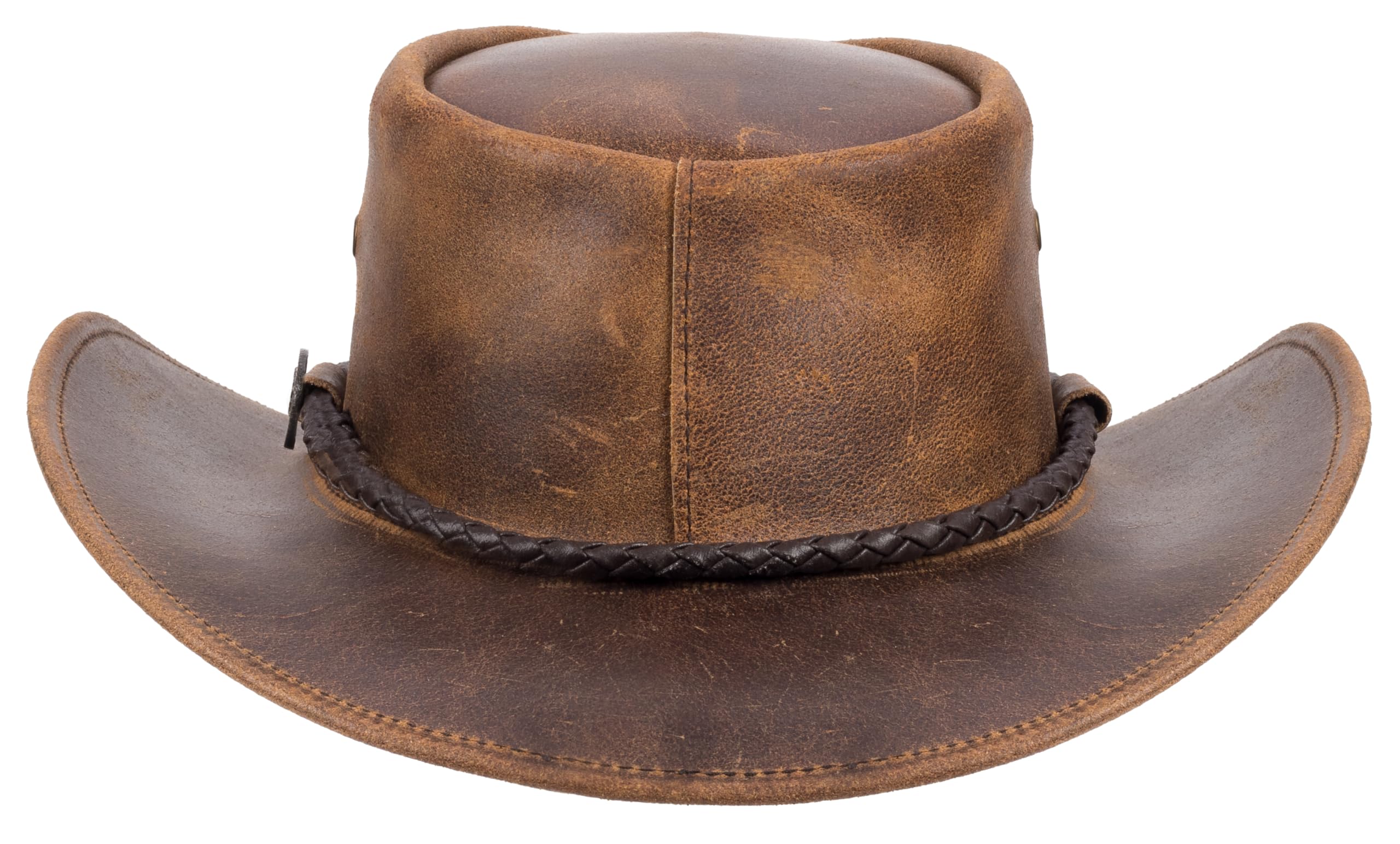 Outback Legend Australien Lederhut Klassischer Cowboyhut Australian Style wasserabweisend Outdoor Camping