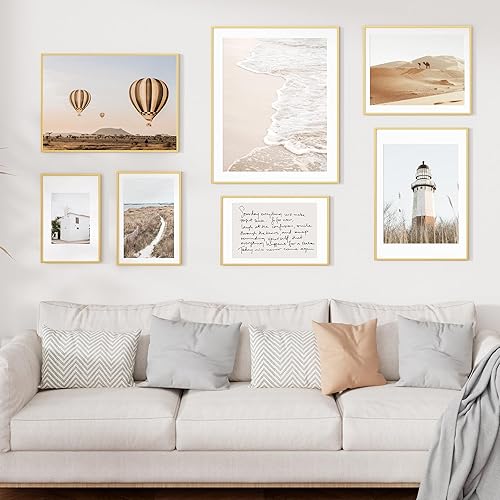 Miniatura 304 de Fun Memories Portarretratos de metal de 16 x 20 pulgadas con paspartú de 11 x 14 pulgadas, acabado de aluminio cepillado, parte delantera de vidrio