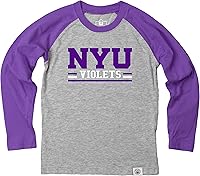 Vista 9 de Wes and Willy NCAA playera raglán de manga larga para niños