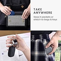 Vista 4 de kwmobile Funda de silicona compatible con Xiaomi Redmi Buds 3 - Funda adhesiva con clip - Negro