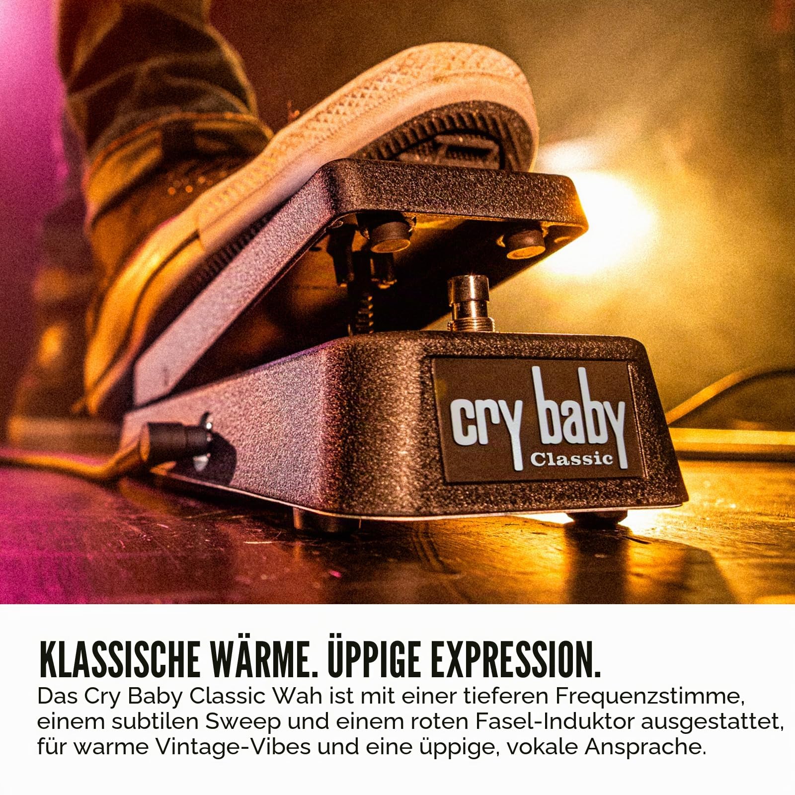 JIM DUNLOP - GCB95F - Cry Baby Classic Fasel Wah schwarz
