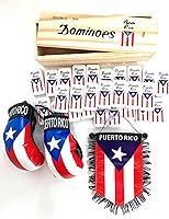 Vista 5 de PRK 14 Puerto Rico Double Six Dominoes Regalos Accesorios de Puerto Rico Boricua Accesorios