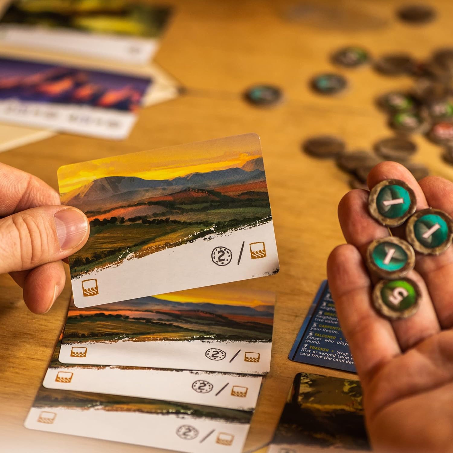 STUDIO H Vaalbara | Strategy Card Game for Teens & Adults | Area Majority & Set Collection | Lead Ancient Tribes to Claim Territories & Score Points | Ages 10+ | 2-5 Players | 20 Min