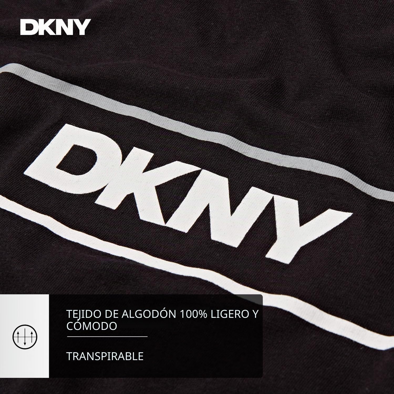 DKNY Cavaliers Camiseta Hombre (Pack de 1)