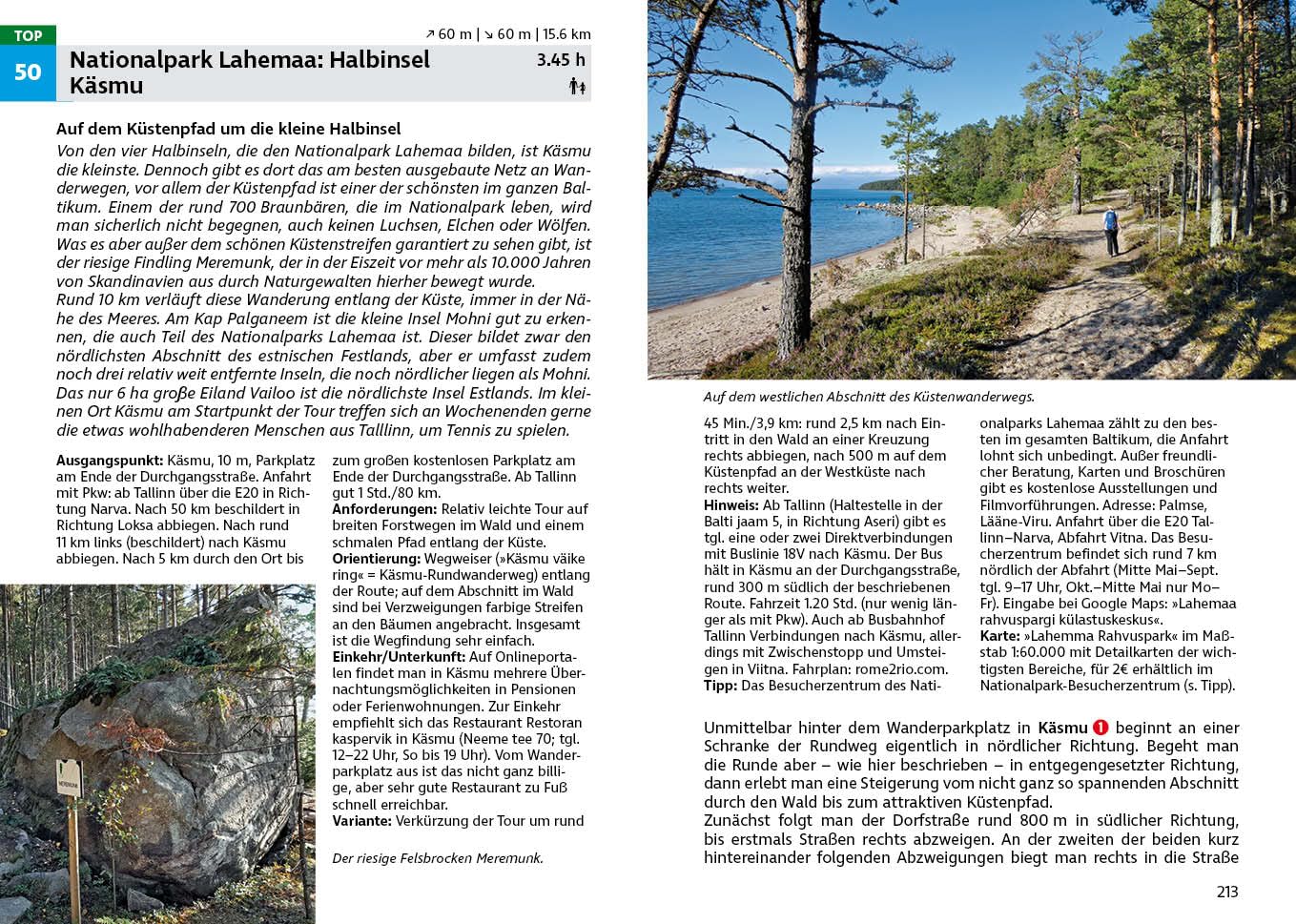 Baltikum – Litauen, Lettland und Estland: 50 Touren mit GPS-Tracks (Rother Wanderführer)
