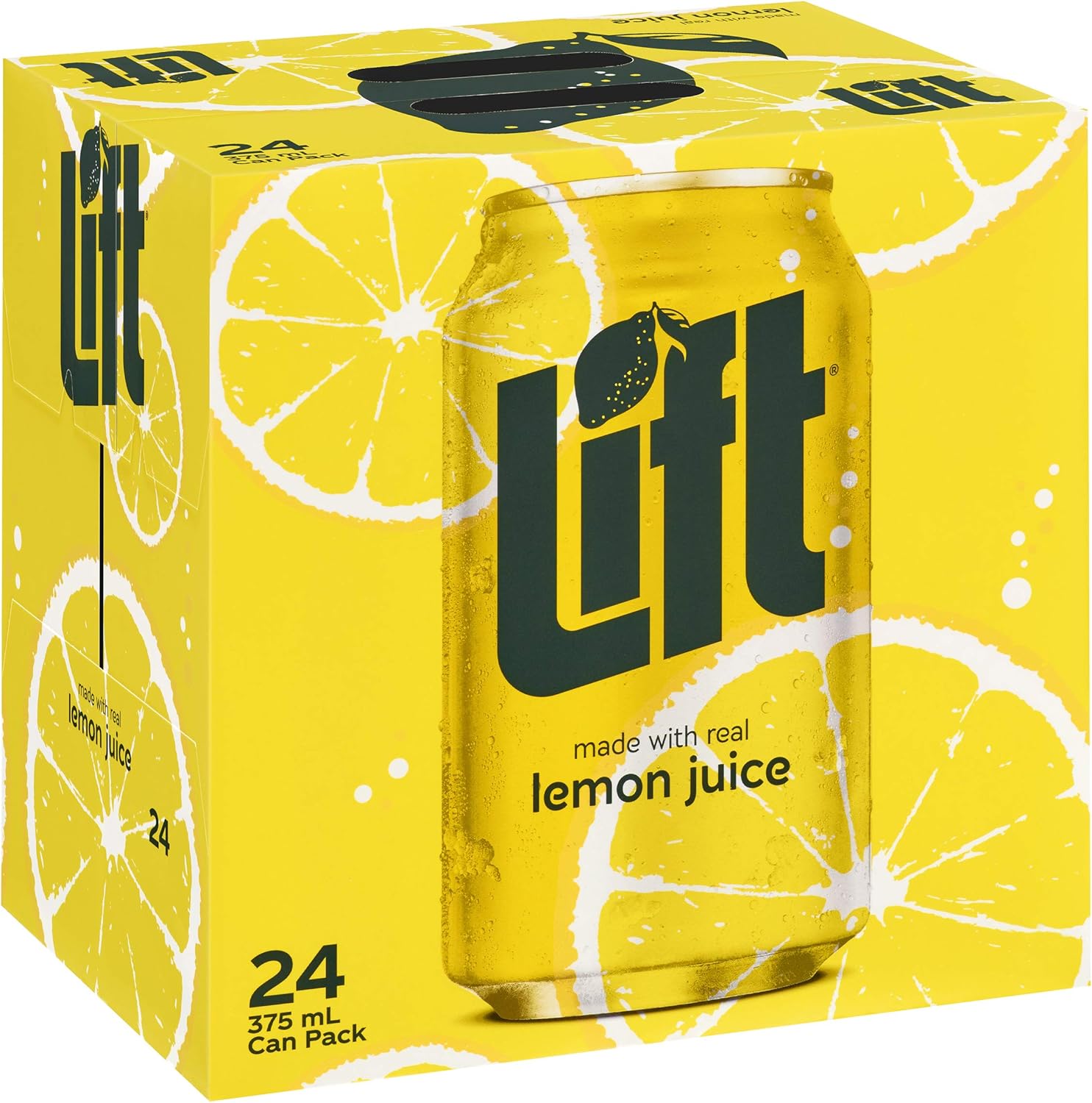 Lift Lemon Soft Drink Multipack Cans, 24 x 375 ml